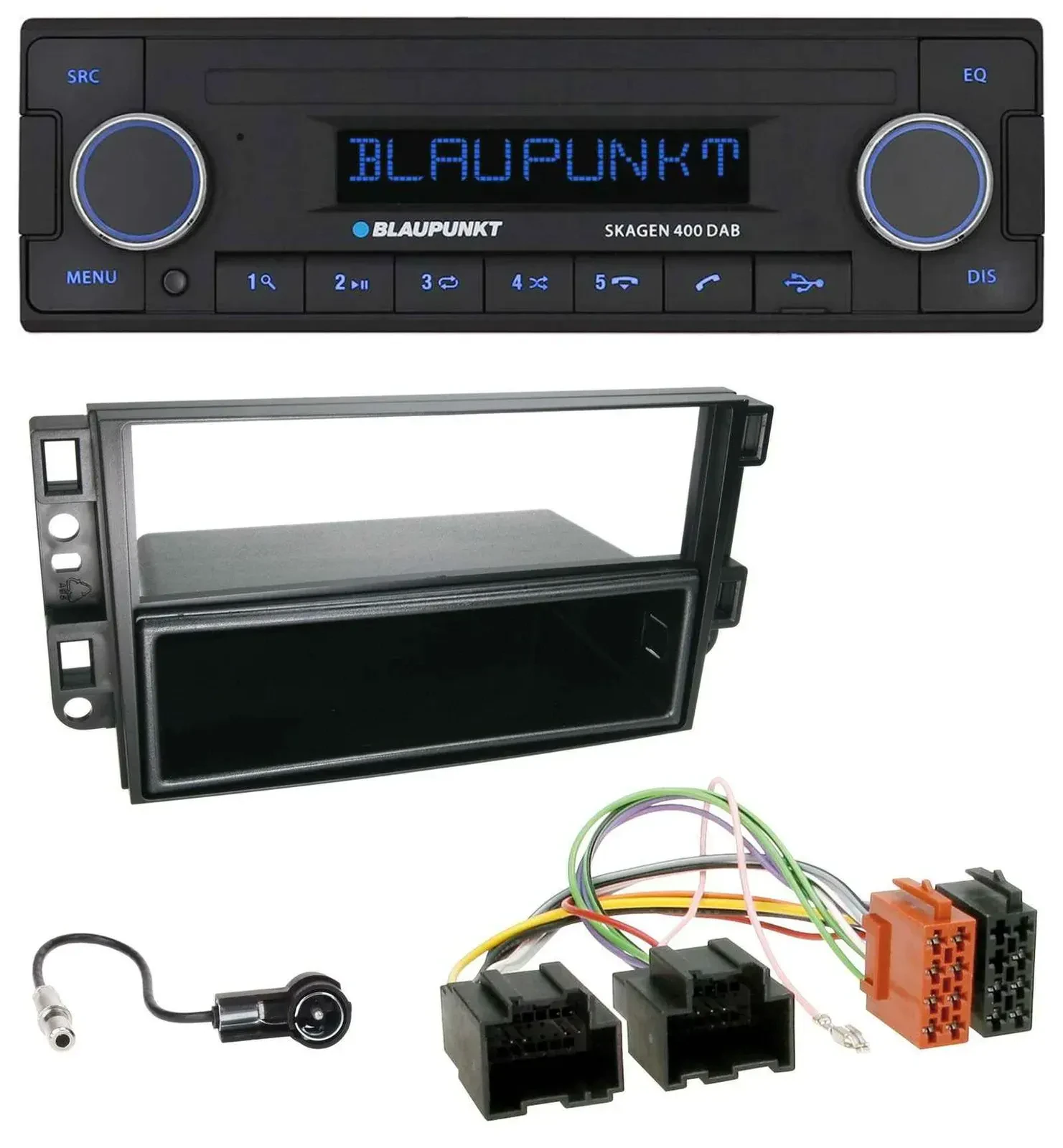 Blaupunkt DAB USB Bluetooth MP3 Autoradio für Chevrolet Aveo Epica Captiva 06-11
