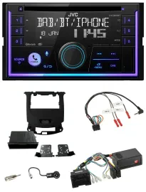 JVC Lenkrad USB 2DIN DAB Bluetooth CD Autoradio für Chevrolet Cruze ab 2016 klav
