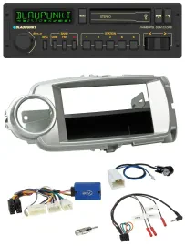 Blaupunkt USB DAB Bluetooth Lenkrad Autoradio für Toyota Yaris 2011-2014 silber