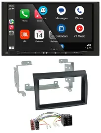JBL USB 2DIN MP3 Bluetooth AUX Autoradio für Citroen Jumper Peugeot Boxer Fiat D