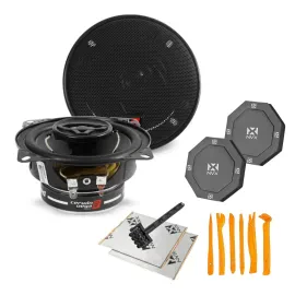 Cerwin-Vega XED42 40W RMS 4" 2-Way Car Speakers + Installation Accessories