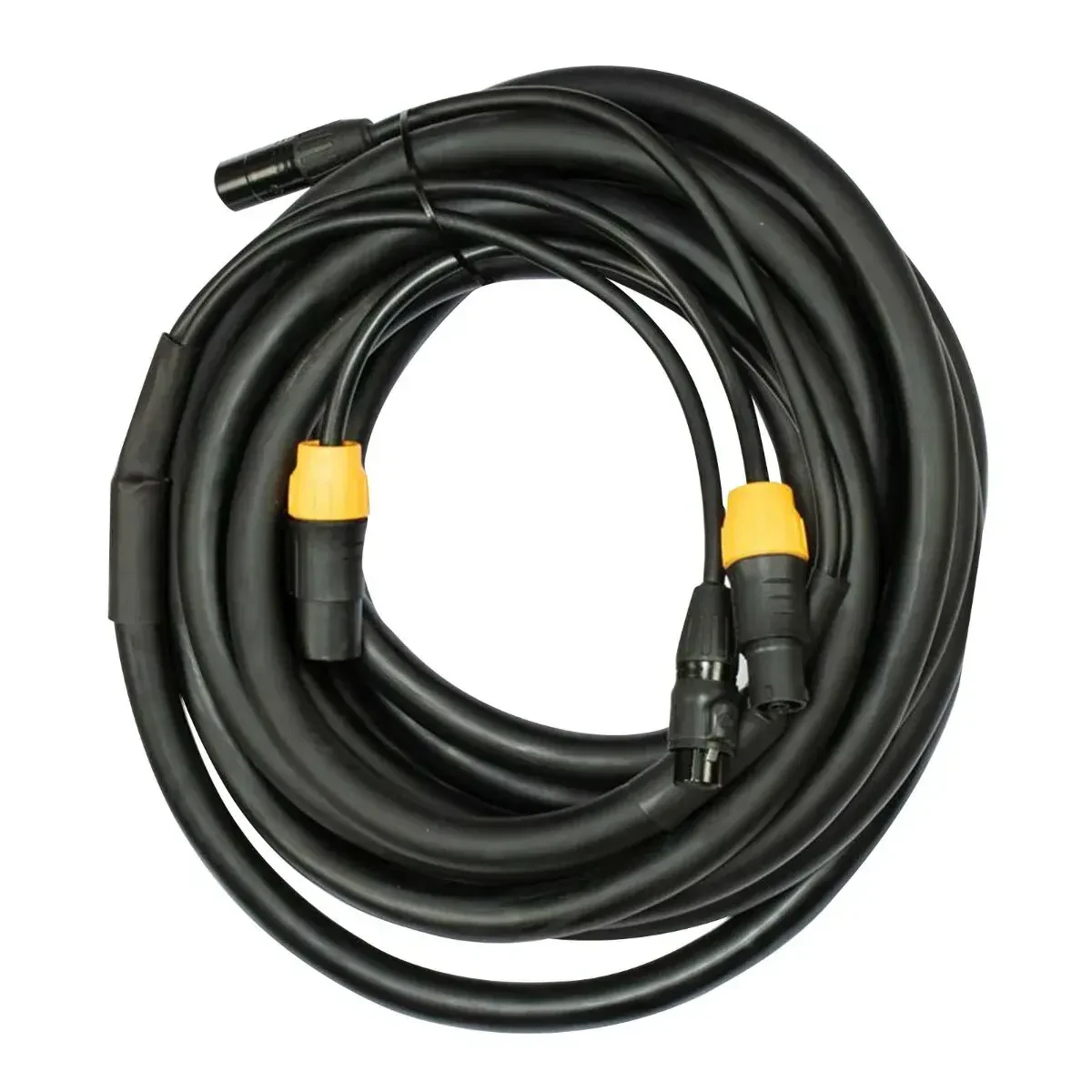 Сетевой кабель American DJ AC5PTRUE25 Combo Black 7.6 м