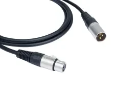 Микрофонный кабель Kramer C-XLQM/XLQF-10 Black 3 м