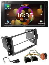 JVC DAB MP3 2DIN Bluetooth USB Autoradio für Chevrolet Corvette 05-13 Uplander 0