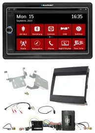 Blaupunkt 2DIN USB DAB Lenkrad Bluetooth TMC Navigation für Porsche Cayenne 11-1