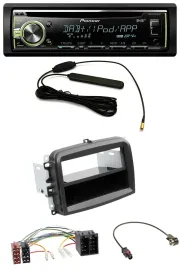Pioneer MP3 USB CD DAB AUX Autoradio für Fiat 500L (mit ISO, ab 2012)
