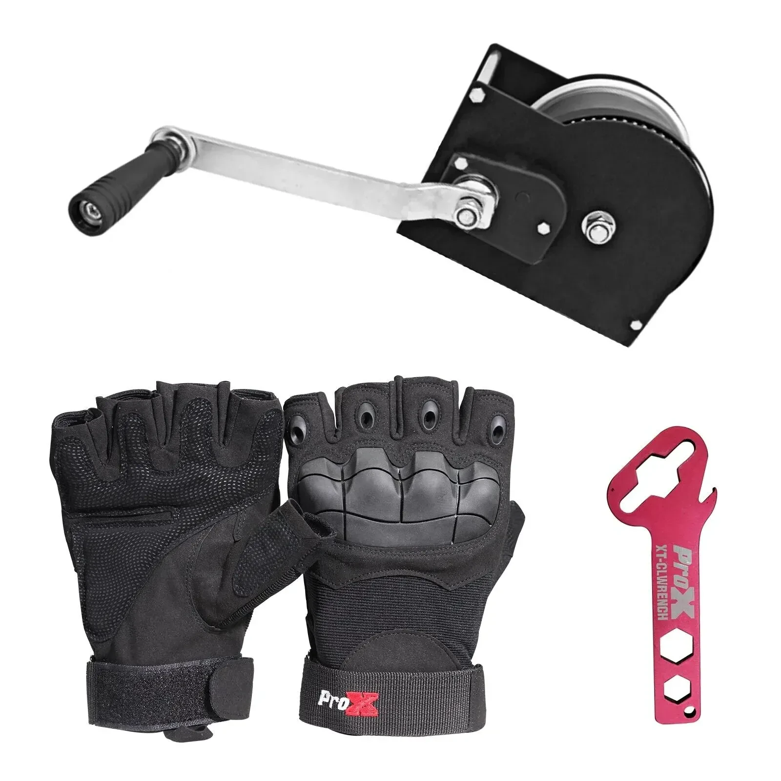 Global Truss Replacement Caster for ST-157 Crank Stands w Black Gloves Truss Key