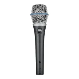 Б/У Микрофон для вокала Shure Beta 87C черный/серебро с встроенным поп-фильтром