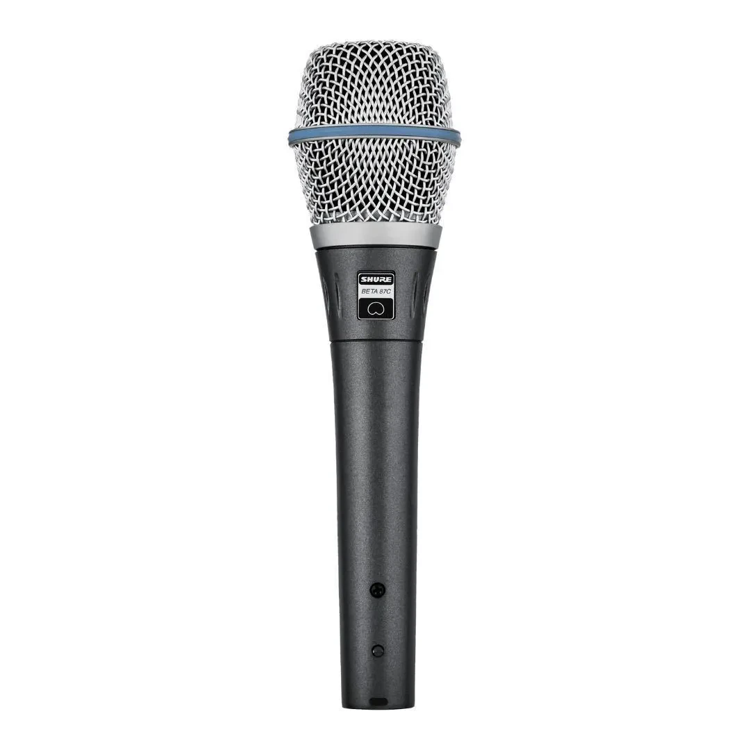 Б/У Микрофон для вокала Shure Beta 87C черный/серебро с встроенным поп-фильтром