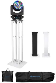 American DJ Vizi Pix Z19 RGBL LED Moving Head Light+Totem Stand+Carry Bag