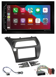 Автомагнитола для Honda Civic (2006–2012) ESX 2-DIN DAB, USB, MP3, Bluetooth