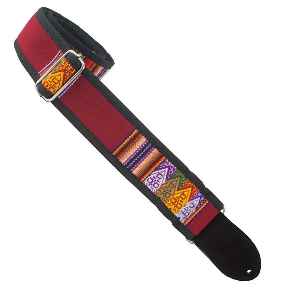 Ремень для гитары Henry Heller HPSE-07 Matador Jr. Series Inca Patterned Red