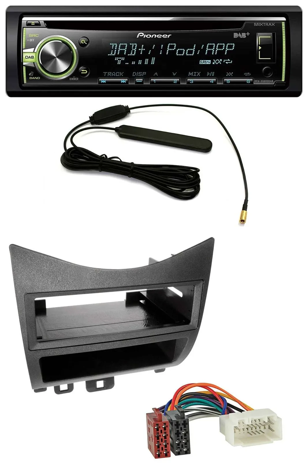 Pioneer MP3 USB CD DAB AUX Autoradio für Honda Accord (2003-2007)