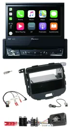 Pioneer DVD Bluetooth DAB USB Lenkrad Autoradio für Hyundai i10 09-13 schwarz Ru