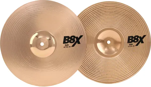 Тарелка барабанная Sabian 13" B8X Hats (пара)