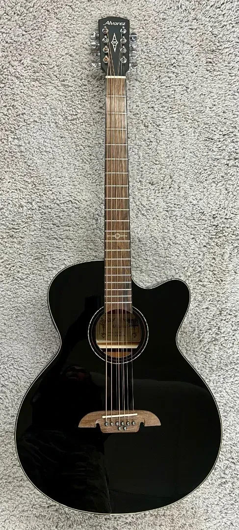 Электроакустическая гитара Alvarez ABT60CE-8BK Artist Baritone Black