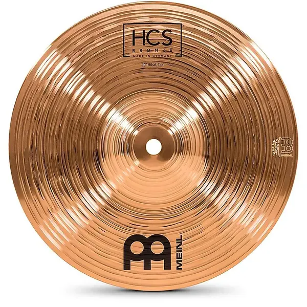 Тарелка барабанная MEINL 10" HCS Bronze Hi-Hat (пара)