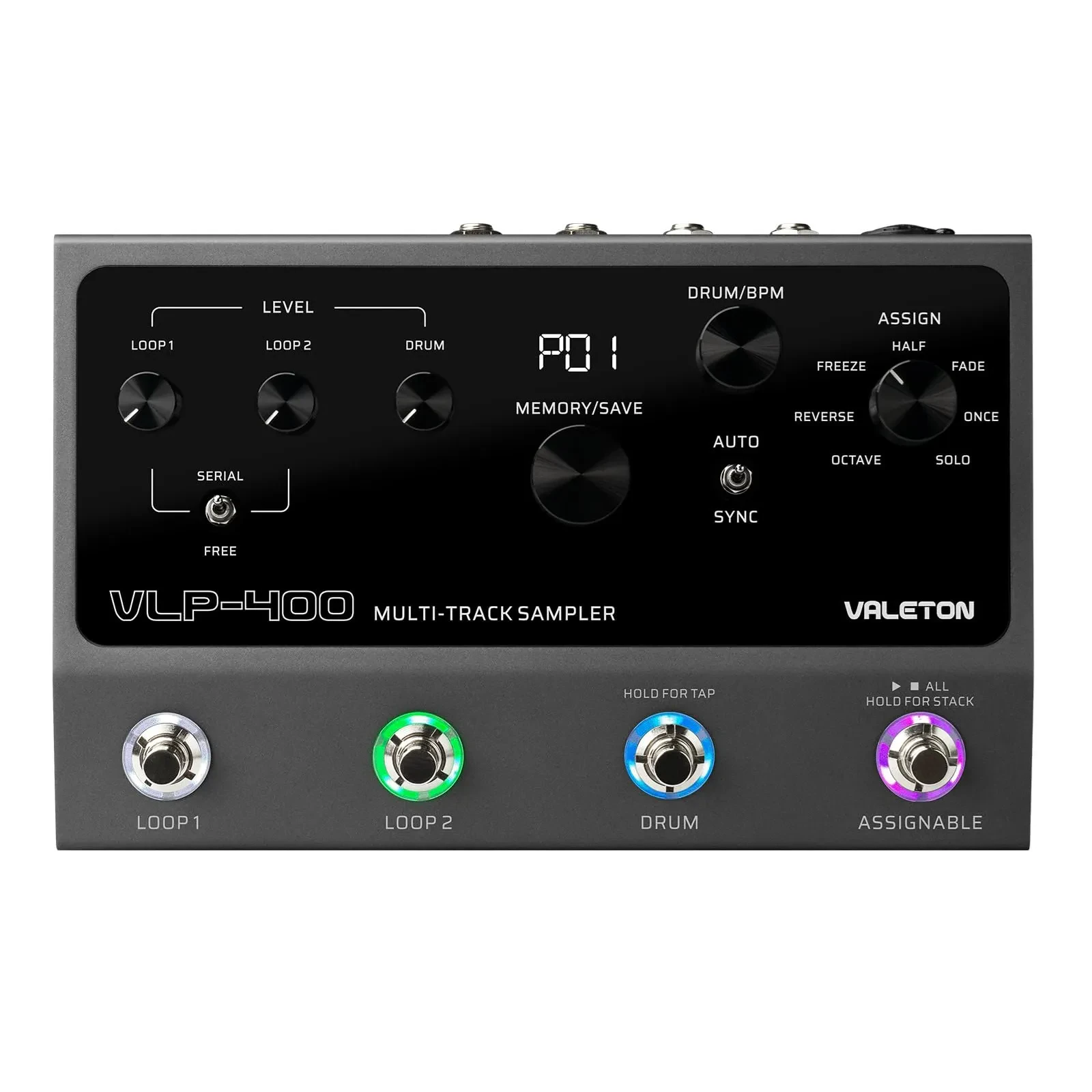 Педаль эффектов для электрогитары Valeton VLP-400 Multi-Track Sampler