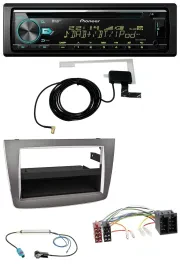 Автомагнитола Pioneer для Alfa Romeo MiTo (2008–2014), CD/USB/AUX, DAB, ISO, темно-серебристая
