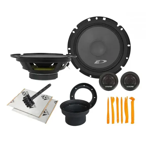 Alpine SXE-1751S with Speaker Installation Kit