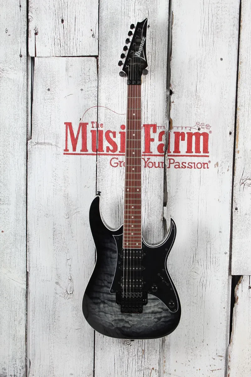Электрогитара Ibanez RG450QMB Transparent Gray Burst
