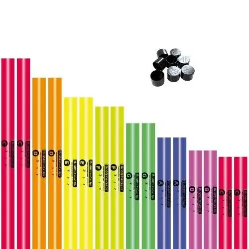 Перкуссионные трубки Boomwhackers (набор), диатонический строй, 2 октавы