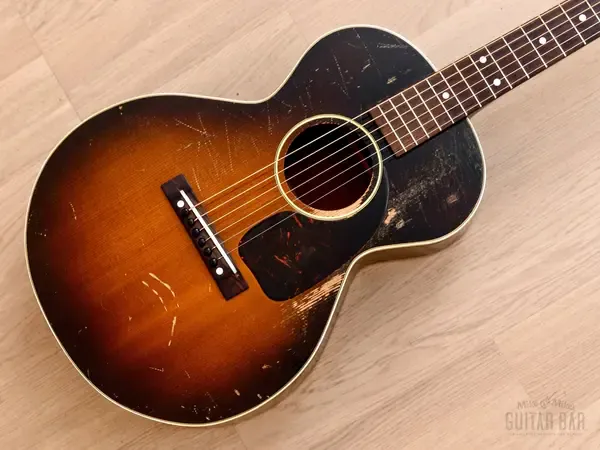 Гитара 1950 Gibson LG-2 3/4 Vintage Short Scale Acoustic Guitar Sunburst w/ Case