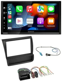 Kenwood DAB USB Bluetooth 2DIN MP3 Autoradio für Audi R8 (42, 2006-2015)