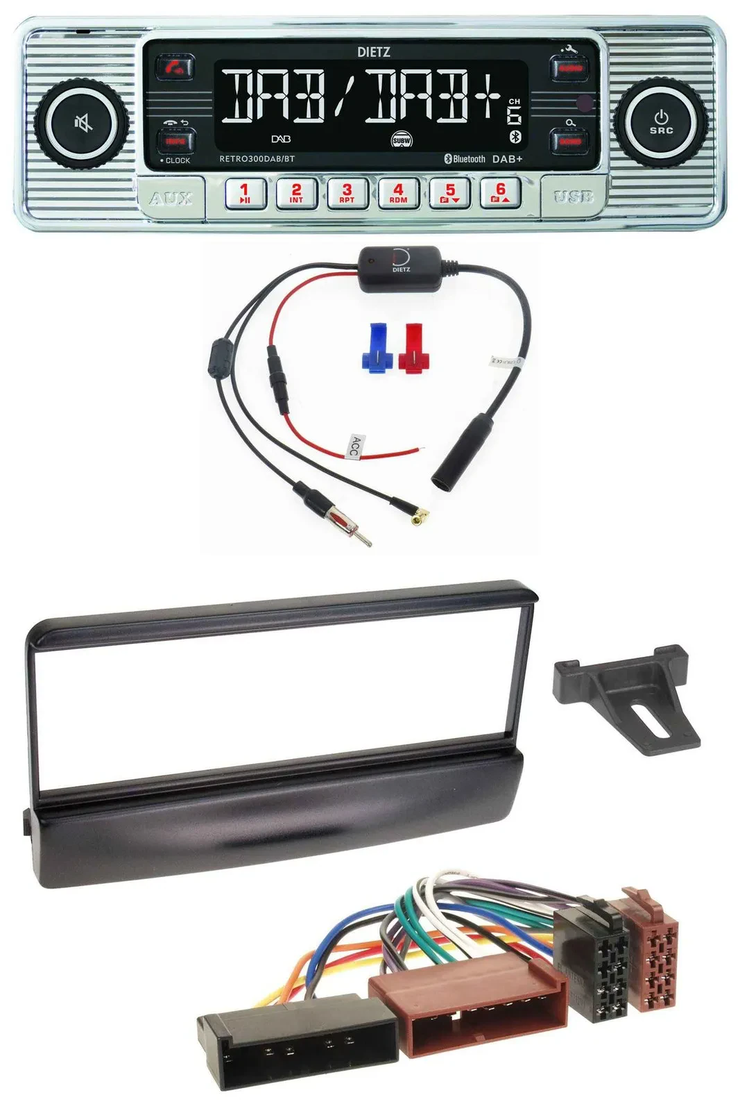 Автомагнитола для Ford Cougar/Escort/Fiesta/Focus (1995–2004) Dietz DAB, USB, MP3, Bluetooth