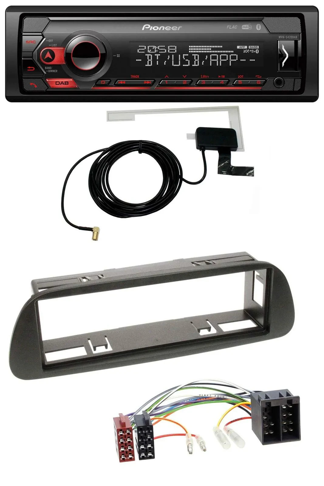 Автомагнитола для Mercedes Sprinter W314 (с 2001) Pioneer DAB, USB, MP3, Bluetooth