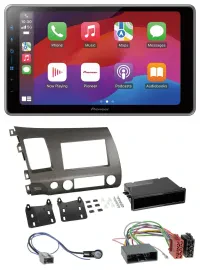 Pioneer MP3 USB DAB Bluetooth 2DIN Autoradio für Honda Civic Hybrid FD3 06-10 an