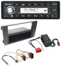 Continental USB MP3 AUX 1DIN Autoradio für Audi A6 01-05 C5 Symphony Bose Aktivs