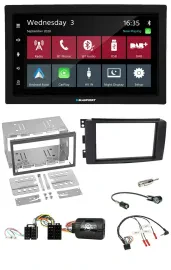 Blaupunkt DAB Bluetooth USB Lenkrad 2DIN Autoradio für Smart ForFour 2004-2006