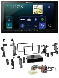 Pioneer MP3 Bluetooth USB 2DIN DAB Autoradio für Nissan Cube ab 09 Frontier ab 1