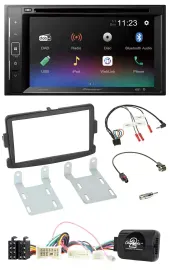 Pioneer Bluetooth Lenkrad USB 2DIN DAB DVD Autoradio für Dacia Sandero ab 2013 s