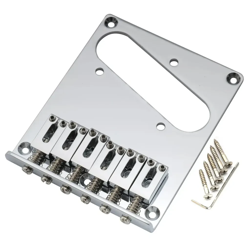 Бридж для электрогитары Musiclily MX2606CR для Tele (Squier/Imported) хром