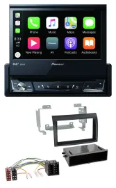 Pioneer DVD Bluetooth DAB USB MP3 Autoradio für Fiat Ducato (2006-2010) schwarz
