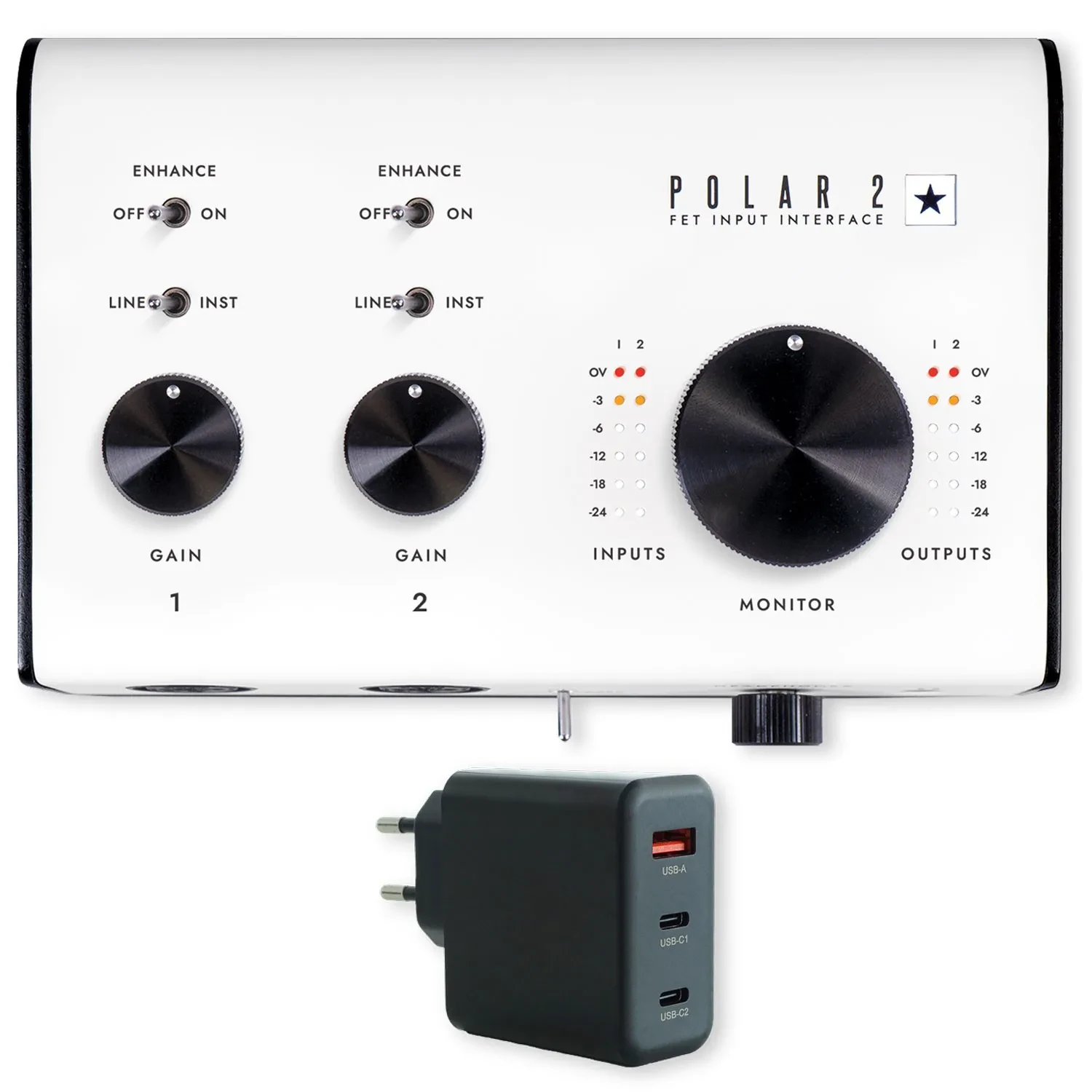 Blackstar Polar 2 Audio-Interface 2-Kanal mit keepdrum Netzteil