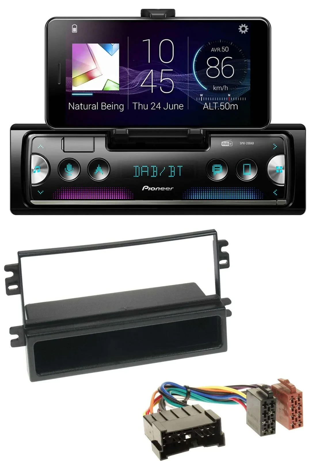 Автомагнитола Pioneer USB MP3 Bluetooth DAB для Kia Carens II (2004–2006)