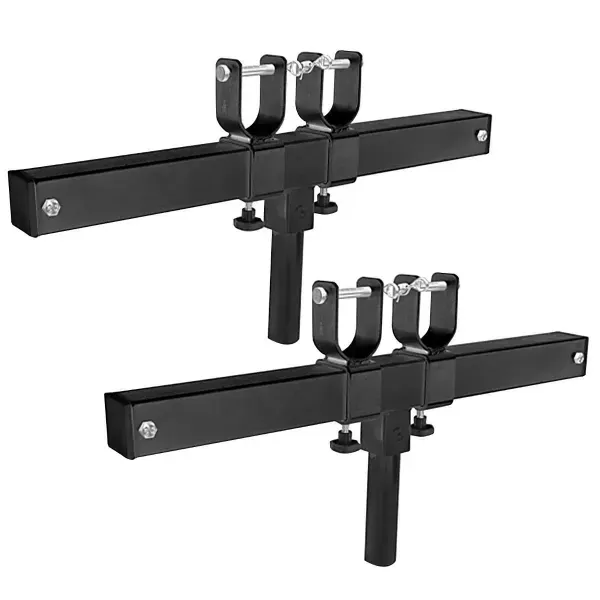 ProX XTF-ATCMOB FANTEK Black Adjustable T-Adapters for Crank Stands Pair