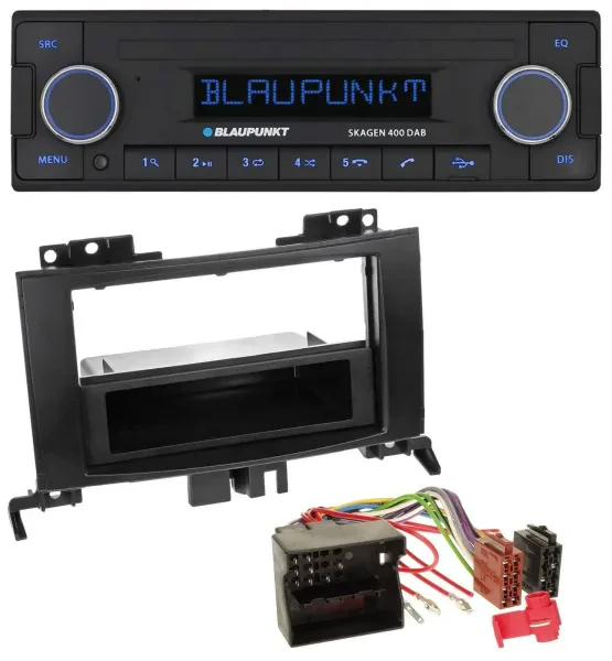 Blaupunkt DAB USB Bluetooth MP3 Autoradio für Mercedes Sprinter ab 06 schwarz