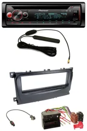 Автомагнитола Pioneer USB DAB MP3 Bluetooth CD для Ford Mondeo/S-Max (2007–2014) черный