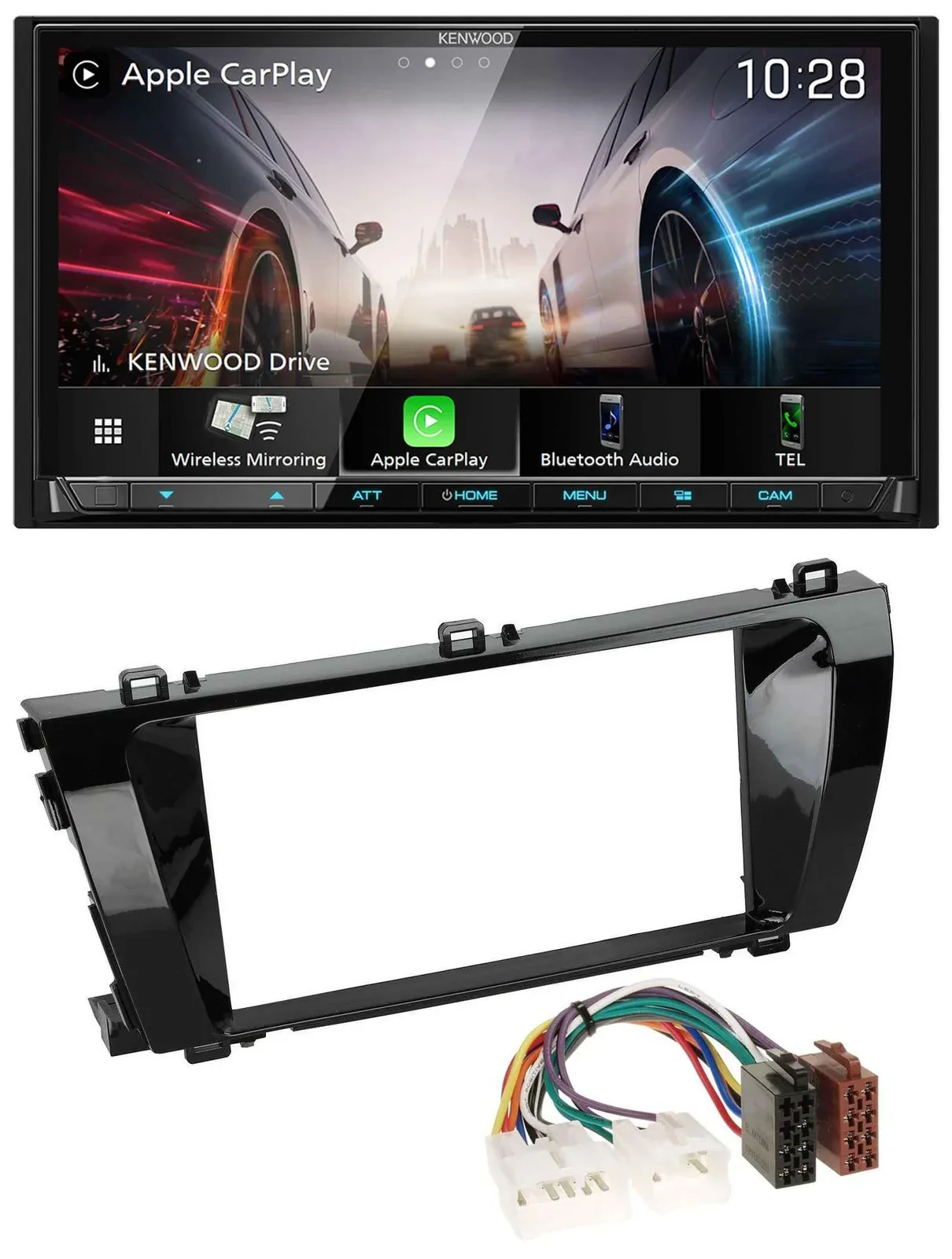 Kenwood MP3 2DIN USB DAB Bluetooth Autoradio für Toyota Corolla (ab 2014)