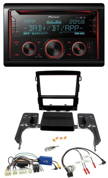 Pioneer 2DIN DAB Lenkrad Bluetooth USB CD Autoradio für Subaru Impreza ab 2018