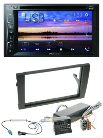 Pioneer Bluetooth 2DIN USB DVD DAB MP3 Autoradio für Audi A4 04-08 B7 Bose Aktiv