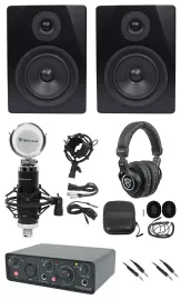 Комплект для подкастов Rockville R-TRACK SOLO+APM5B+RCM03+PRO-M50 KIT 1