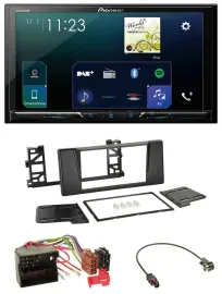 Pioneer MP3 Bluetooth USB 2DIN DAB Autoradio für BMW 5er E39 X5 Quadlock