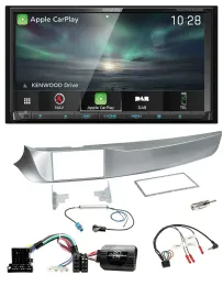 Kenwood Bluetooth USB 2DIN Lenkrad TMC DAB Navigation für Alfa Giulietta 2010-20