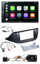 Pioneer DVD 2DIN Lenkrad DAB Bluetooth USB Autoradio für Kia Ceed ab 2012 schwar