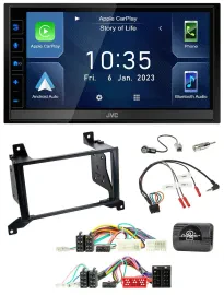 JVC DAB Bluetooth Lenkrad USB 2DIN Autoradio für Hyundai Santa Fe CM 2009-2012